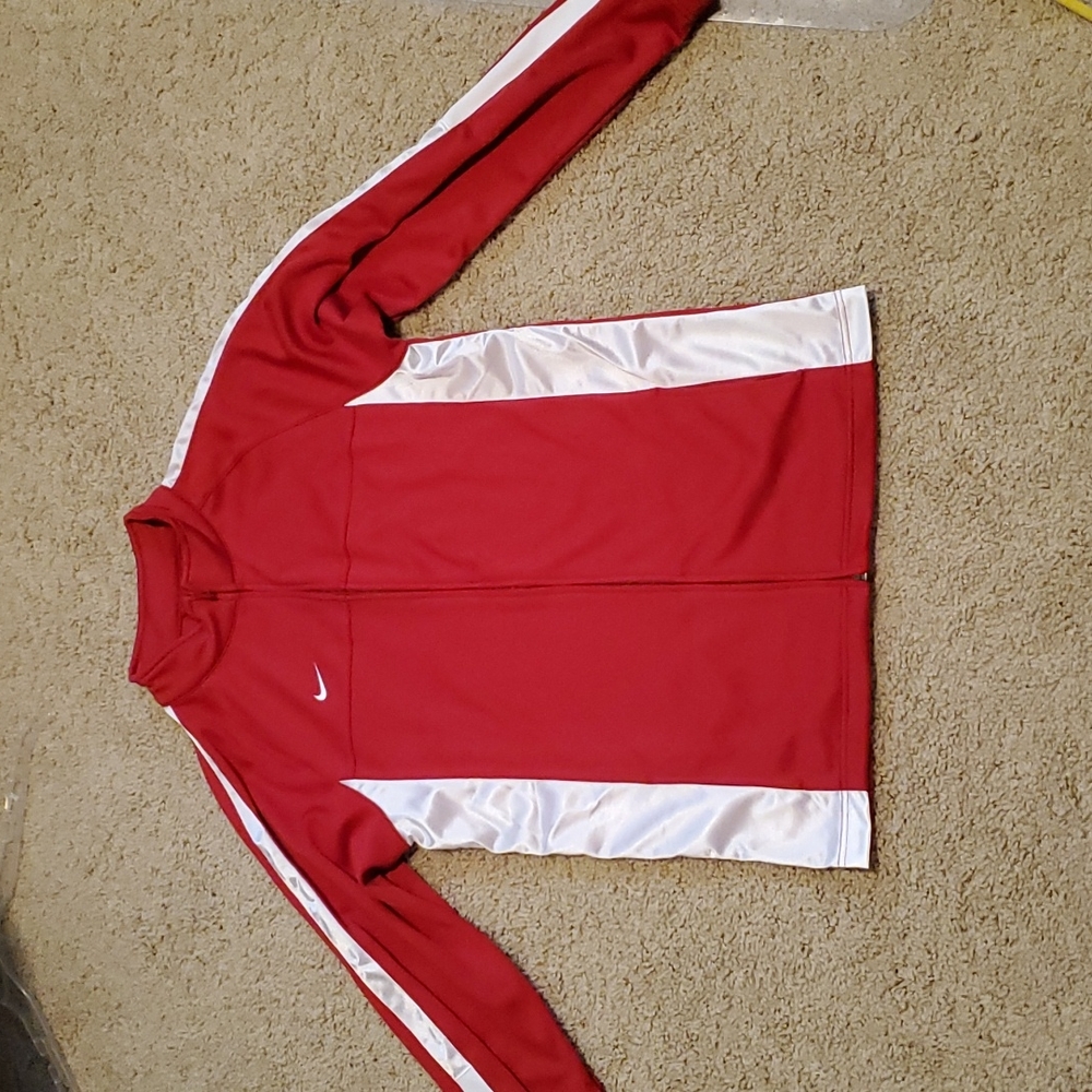 Kids Red Nike light weight Jacket